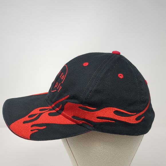 Schulte Supply Strapback Baseball Cap Black One Size Adjustable Embroidered Otto - Picture 3 of 10